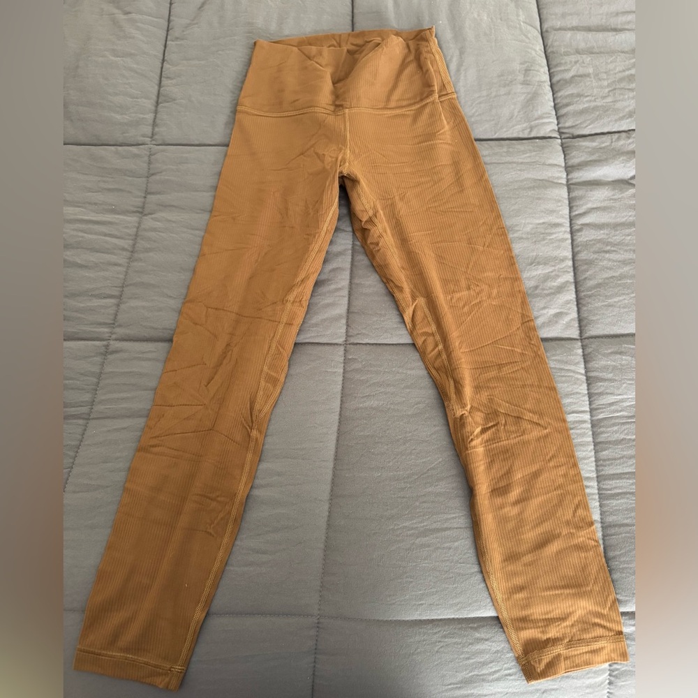 Roasted Brown Lululemon Ribbed Leggings